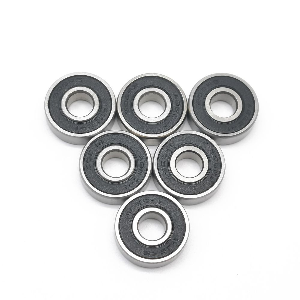 608RS Chrome Steel ganda karet tertutup bantalan bola alur yang dalam